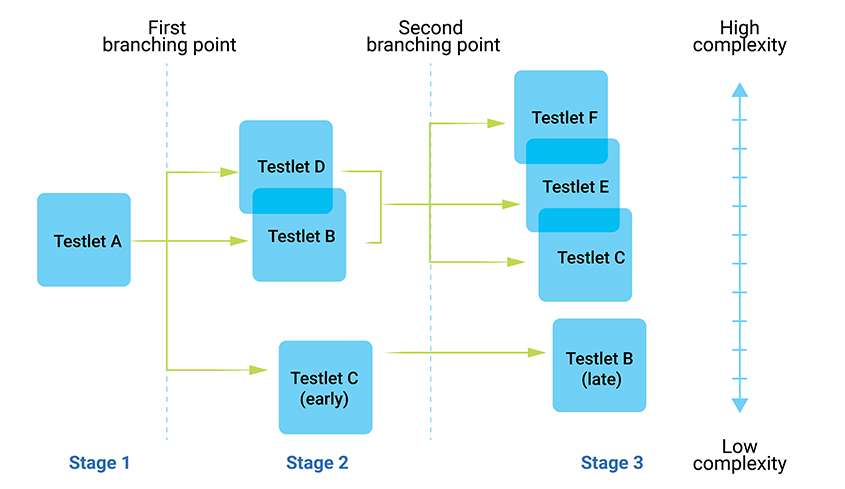 Reading and numeracy tailored test design